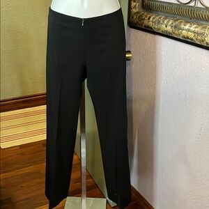 VTG Doncaster Stretch Ankle Pants - Black stretch with front zip Sz 2P